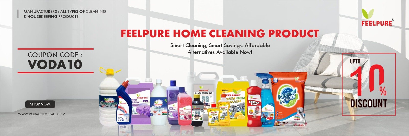 Housekeeping banner for offer