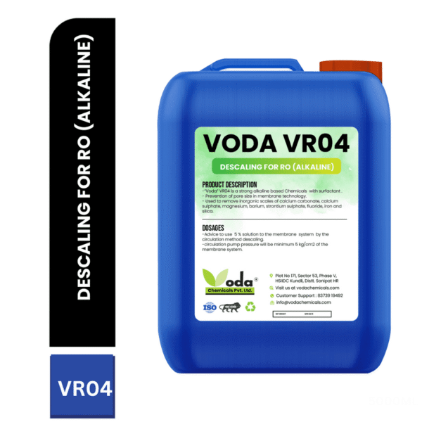 A container of descaling alkaline solution. The container is labeled with the product name, indicating its purpose as a descaler with alkaline properties. The liquid inside the container is transparent or lightly colored. The image may show a household appliance, such as a dishwasher or washing machine, with visible mineral deposits or limescale buildup. It conveys the application of the descaling alkaline solution in effectively removing tough stains and mineral deposits. The image suggests the product's efficacy in restoring the performance and prolonging the lifespan of appliances by eliminating scale-related issues in household or commercial settings.