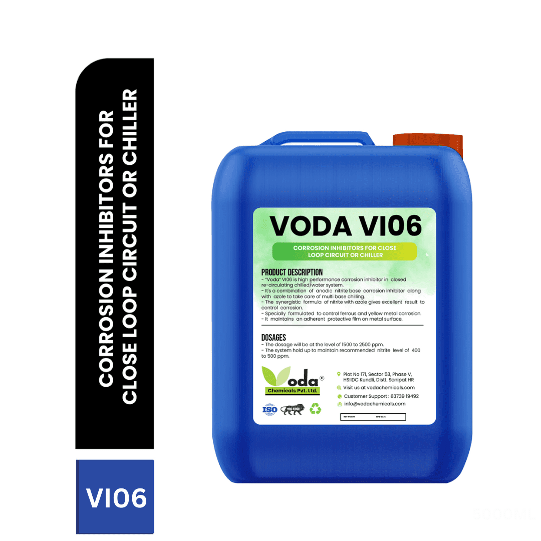 Close loop circuit Voda VI06 Close Loop Or Circuit is high performance corrosion inhibitor in closed re-circulating chilled/water system.