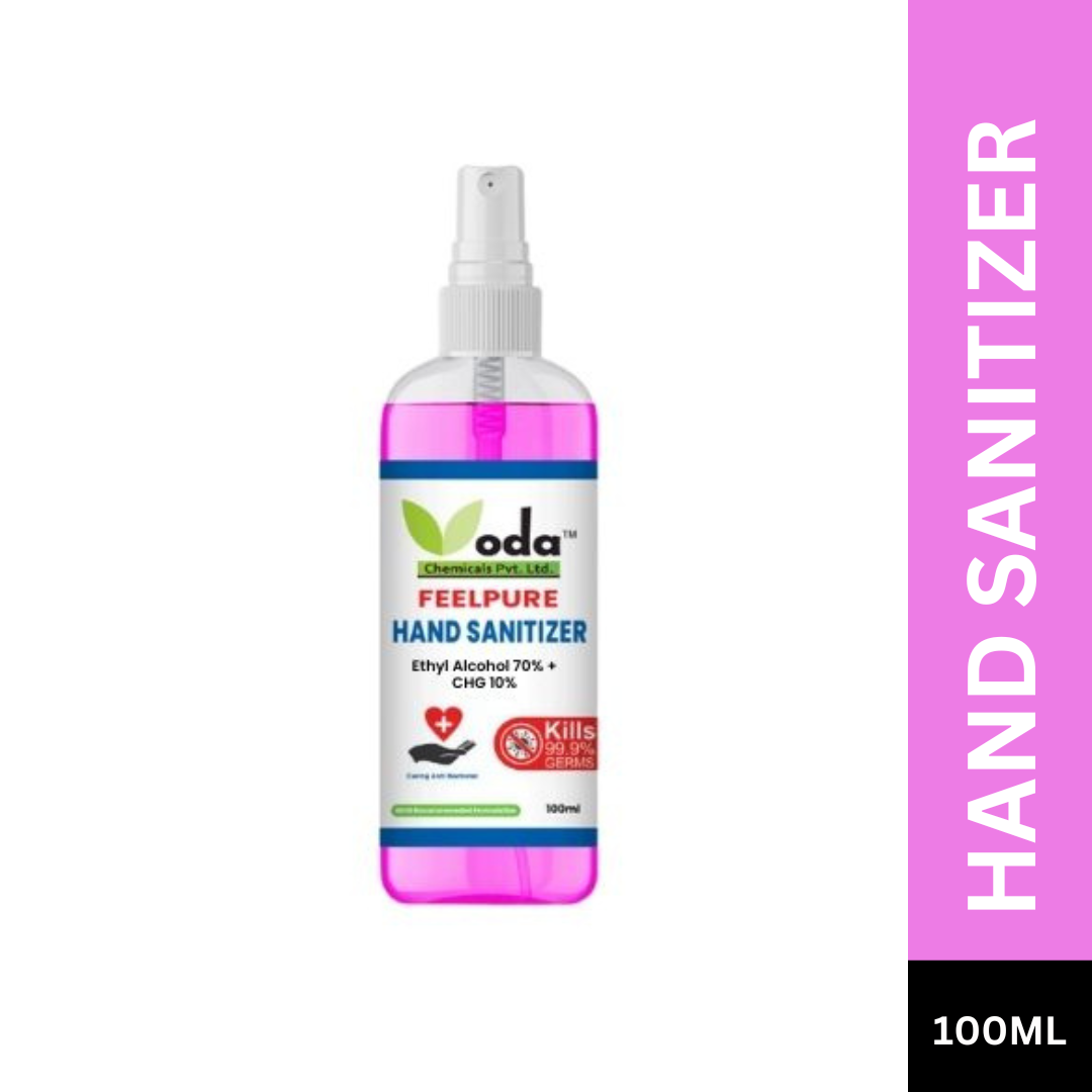 BATHROOM CLEANER (43) Hand Sanitizer: Hand sanitizer bottle with pump dispenser, offering convenient and portable germ protection for clean and sanitized hands