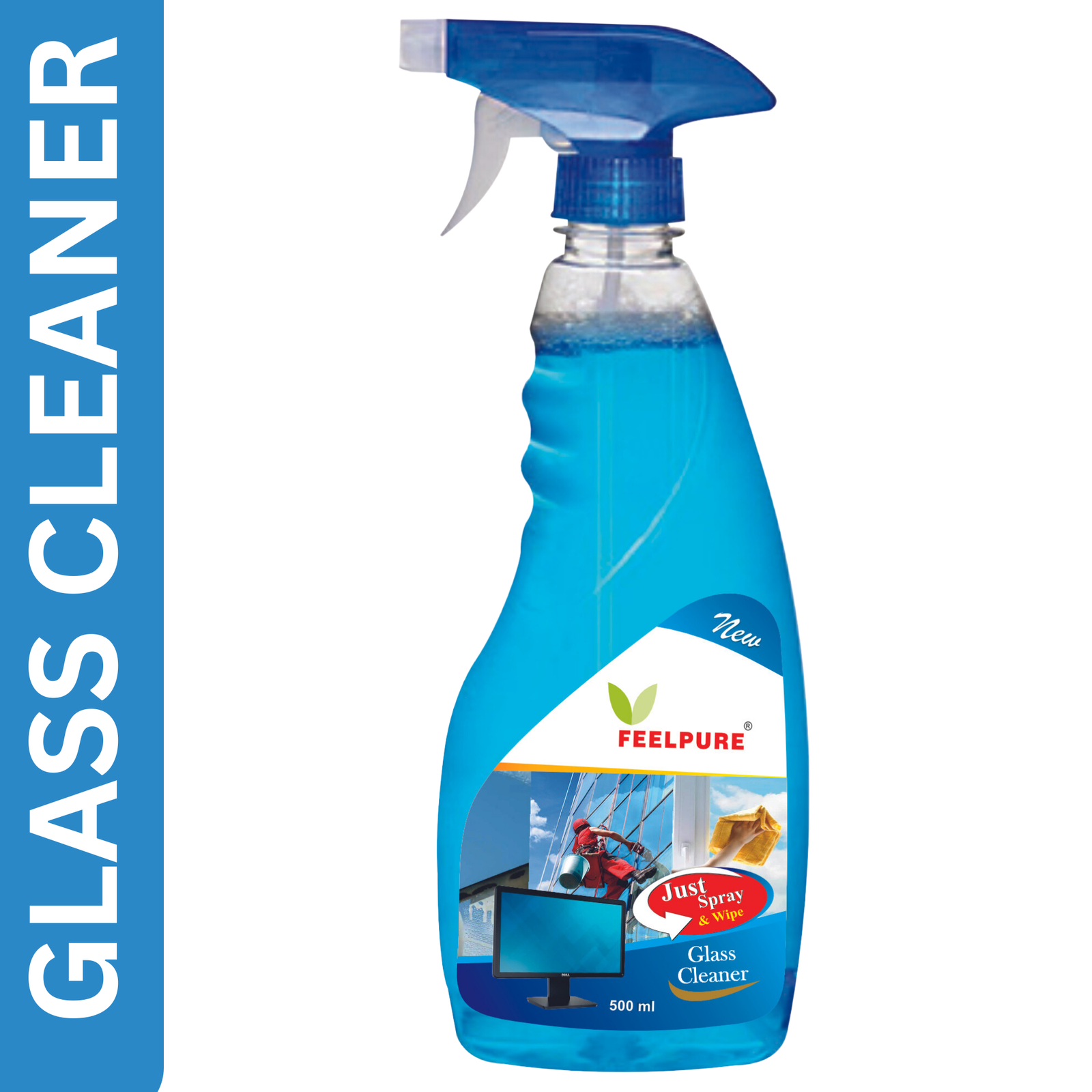 Spray on the surface(21) Voda Feelpure Glass Cleaner - Image 1