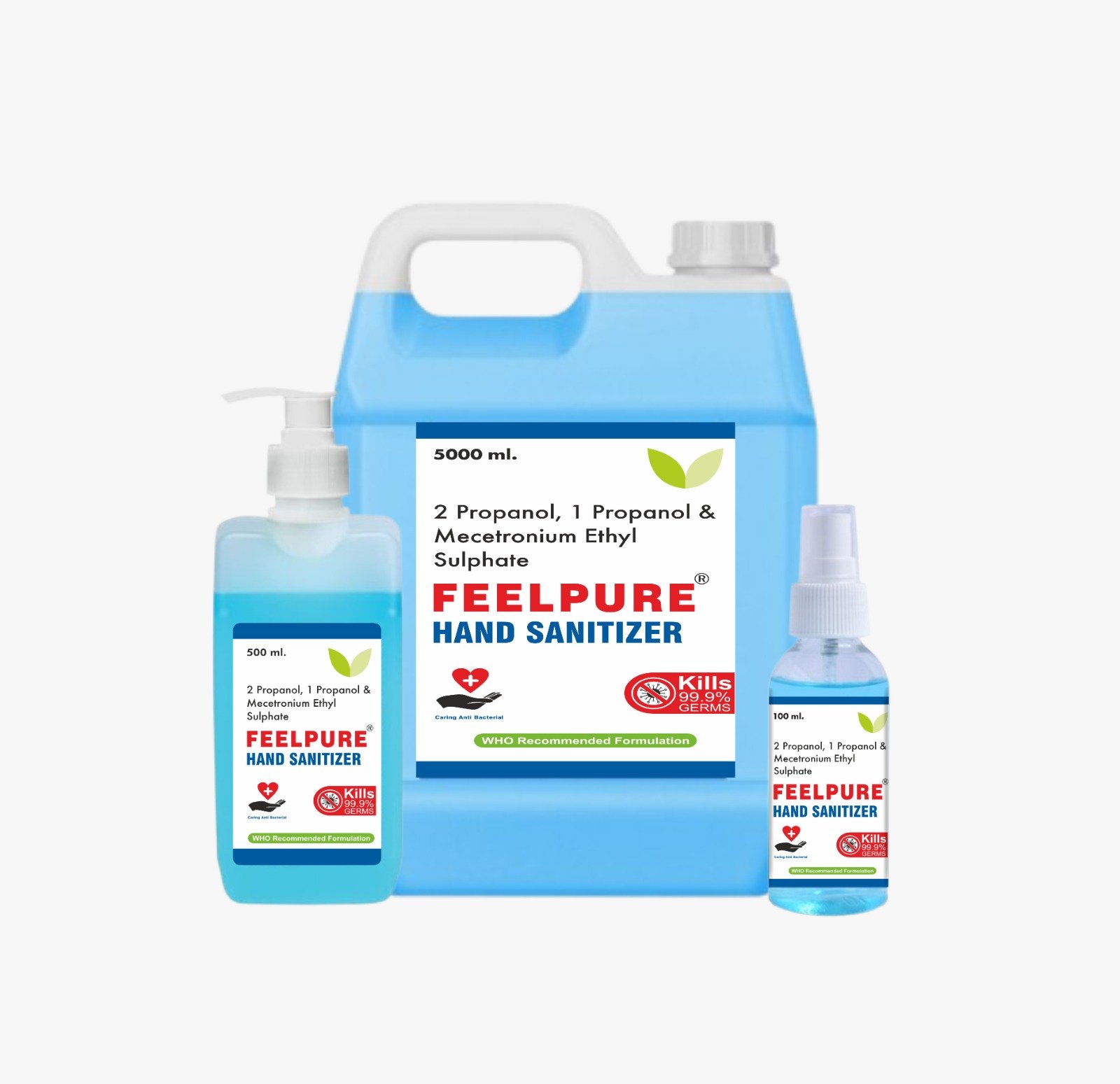 WhatsApp Image 2025-02-05 at 11.23.49 AM (3) Voda Feelpure Hand Sanitizer 2 Propanol 1 Propanol 0.2 Mecetronium - Image 1