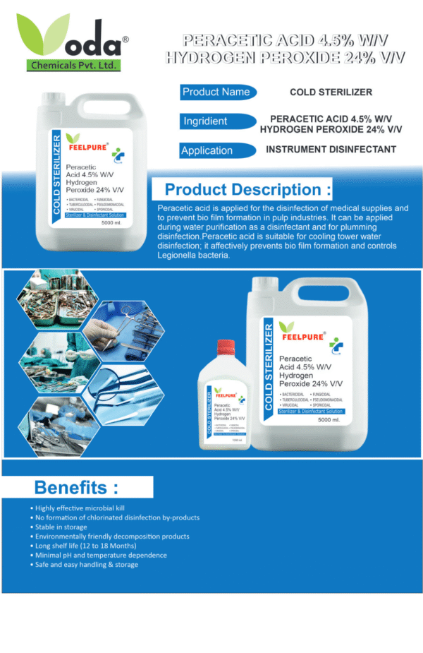 Voda Feelpure Ortho Phthalaldehyde 0.55% (OPA) Instrument Disinfectant - Image 4